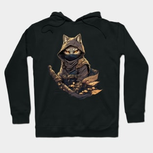 My cat may be small, but she's a ninja at heart Hoodie